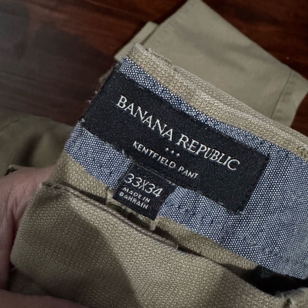 Banana Republic Tan Kentfield Pants (Men)